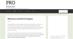 Desktop Screenshot of problogschool.com